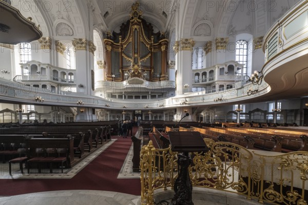 St Michael's Church, Hamburger Michel, Hamburg, Germany, Europe