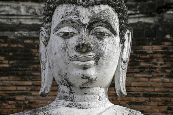 Buddha statue in Wat Yai Chai Mongkhon, Buddhist temple, Ayutthaya, Ayutthaya province, Thailand, Asia