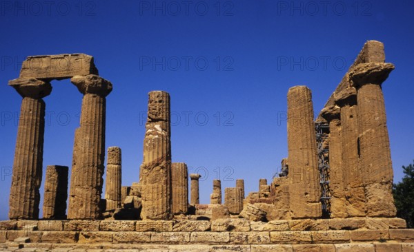 Greek temple of Hera Lacinia or Juno Lacinia Akragas, Agrigento, Sicily, Italy, 1999, Europe