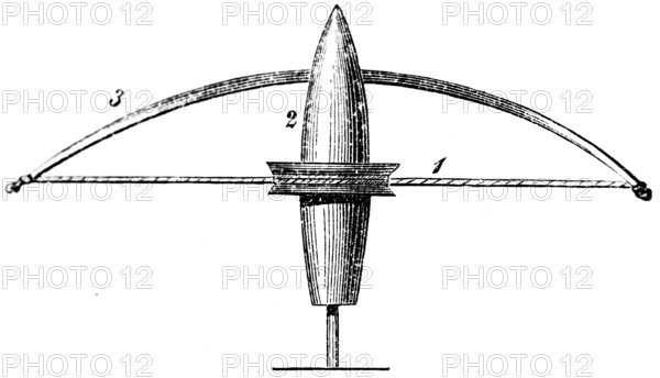 Hallmarking iron for metal and leather processing, applying decorations, Bronze Age, construction, string and bow, history of mankind, historical illustration 1880