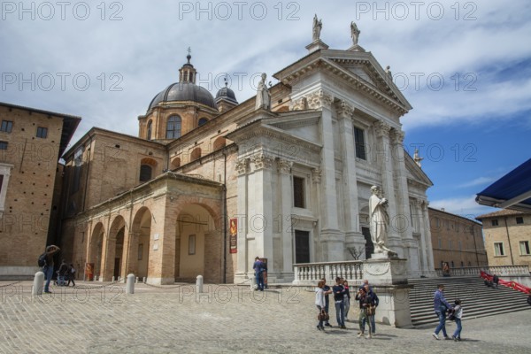 Urbino Cathedral is a Roman Catholic cathedral in the city of Urbino, dedicated to the Assumption of the Blessed Virgin Mary, Urbino, Marche, Italy, Europe