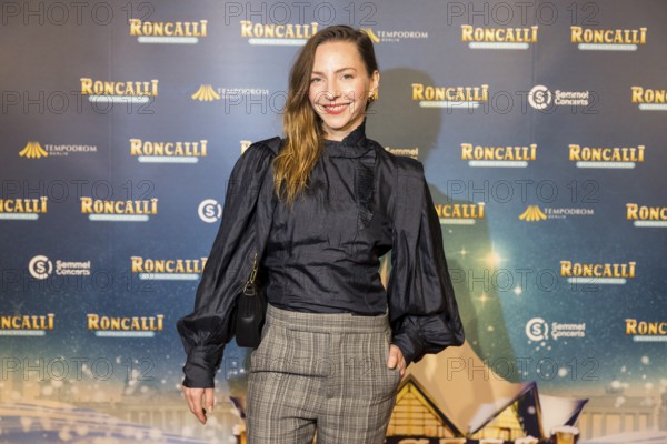 Katharina Schüttler at the premiere of the 20th Original Roncalli Weihnachtscircus in Berlin's Tempodrom on 20 December 2024