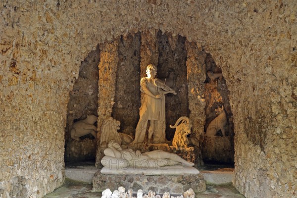 Hellbrunn Palace, pleasure palace, trick fountains, Salzburg, Austria, grotto, Europe