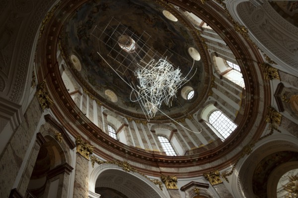 Karlskirche, domed hall, Vienna