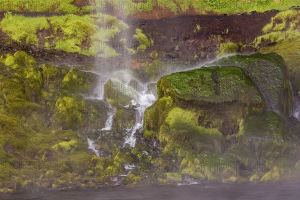 Waterfall Seljalandsfoss, 60 m high, located in southern iceland
