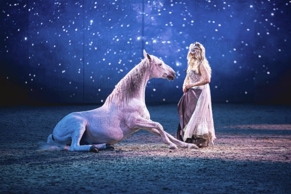 Cavalluna, horse show in the Uber Arena, Berlin, 11.01.2025