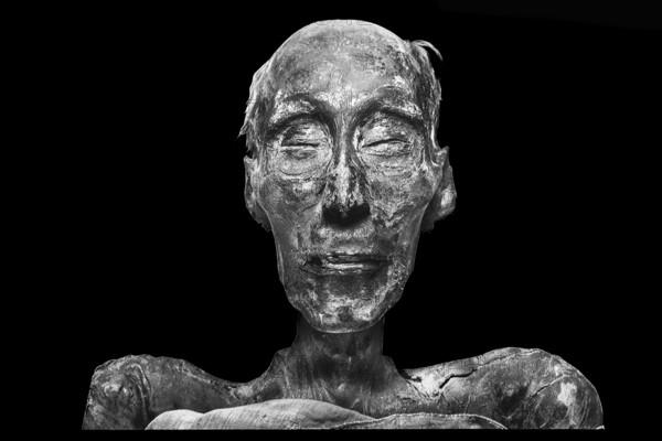 Mummy of Ramses II from the exhibition: Ramses the Great and the Gold of the Pharaohs, Cologne, North Rhine-Westphalia, Germany, Europe