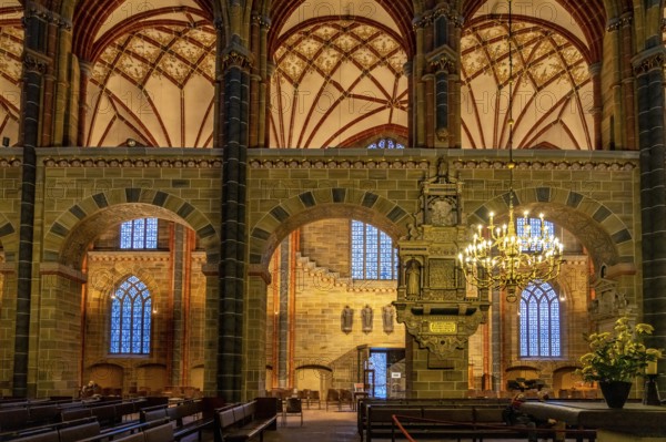 Interior of Bremen's St Peter's Cathedral, Free Hanseatic City of Bremen, Germany, Europe
