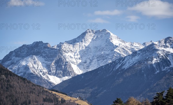Schildspitze and Madritschjoch, Ortler group, Bolzano, South Tyrol, Italy, Europe