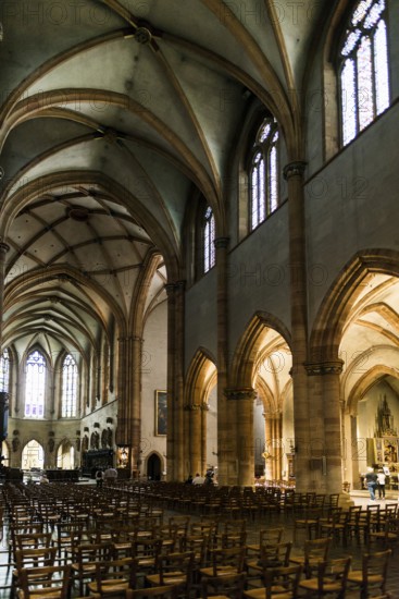 St Martin's Minster, Colmar, Alsace, Bas-Rhin, France, Europe