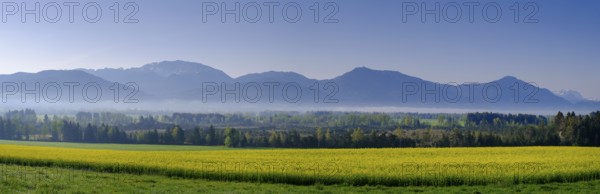 Benediktenwand, Alpine chain near Johannesrain, Penzberg, Upper Bavaria, Bavaria, Germany, Europe
