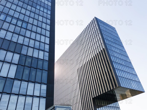 Modern architecture, Medienhafen, harbour, Düsseldorf, North Rhine-Westphalia, Germany, Europe