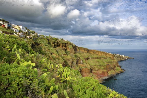 Ponta do Garajau viewpoint at the statue of Christ, Cristo Rei statue, cliffs, tourist attraction, Garajau, municipality of Santa Cruz, Madeira, Portugal, Europe