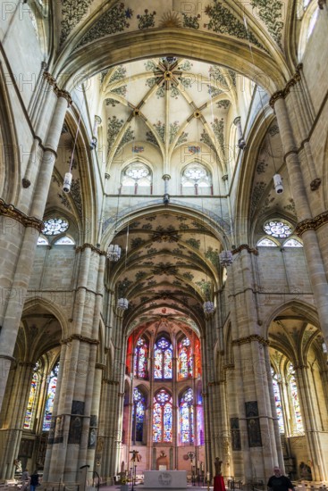 Interior view, Church of Our Lady, UNESCO World Heritage Site, Trier, Rhineland-Palatinate, Germany, Europe