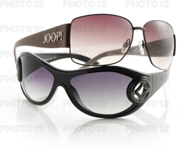 Two stylish sunglasses from JOOP on a white background, studio shot