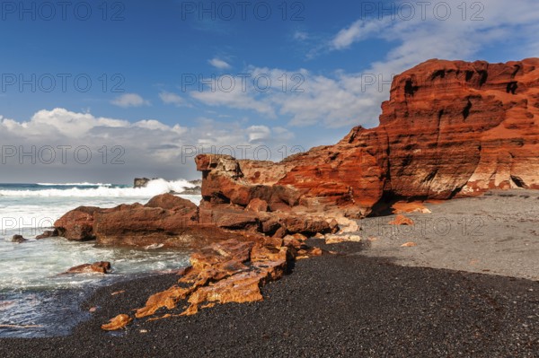 2016, El Golfo, Lanzarote, El Golfo, ESP, Spain, Canary Islands, Canary Islands, Atlantic Ocean, Lanzarote, biosphere reserve, volcano, volcanism, volcanic island, island, recording date, Europe