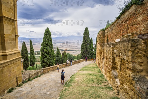 Landscape, Pienza, Tuscany, Italy, Europe