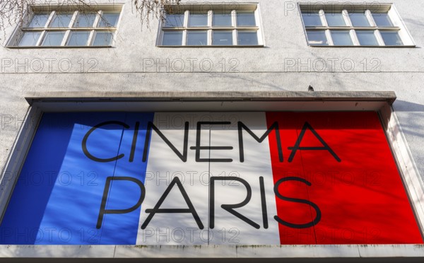 Cinema Paris, building façade on Kurfürstendamm, Berlin, Germany, Europe