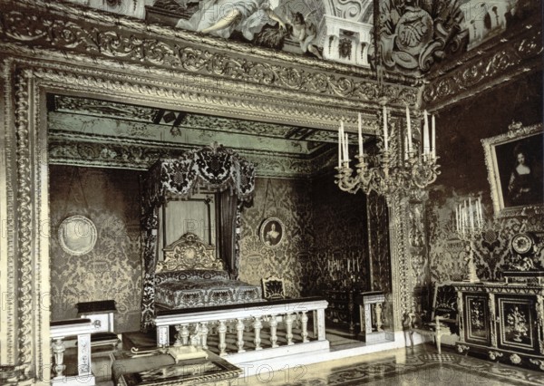 The Duke of York's Room, Monte Carlo, Riviera, c. 1895, Historic, digitally restored reproduction from a 19th century original, Record date not stated