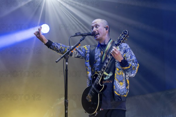 TRIVIUM, metal band, USA, Matthew Heafy, singer, guitarist, concert, 14.02.2025, Max-Schmeling-Halle, Berlin, Germany < english> TRIVIUM, metal band, USA, concert, February 14th, 2025, Max-Schmeling-Halle, Berlin, Germany, Europe