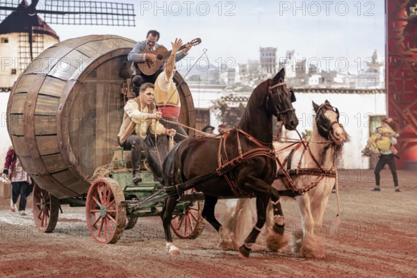 Cavalluna, horse show in the Uber Arena, Berlin, 11.01.2025