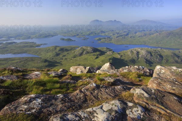 View of Suilven, Sutherland, Scotland, Great Britain