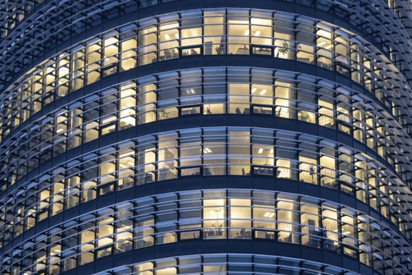 The company headquarters of Vodafone, in Düsseldorf-Heerdt, Vodafone-Campus, office tower, North Rhine-Westphalia, Germany, Europe