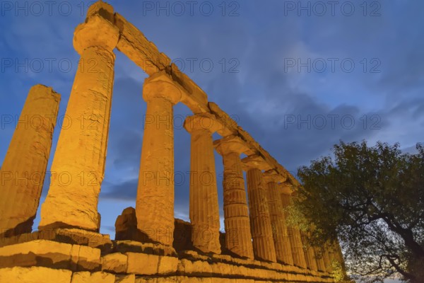 Temple of Juno, Valley of Temples, Agrigento, Sicily, Italy, Europe