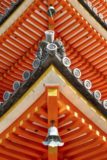Sanju-no-to, Three Storied Pagoda, Kiyomizu-dera temple, Kyoto, Japan, Asia