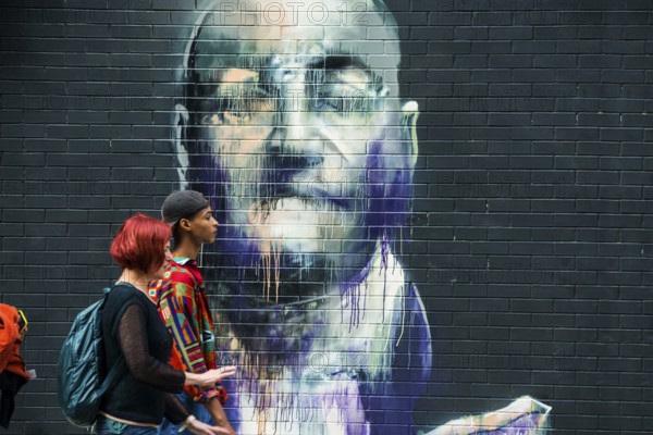 Straßenkunst, Graffiti, Chelsea, Manhattan, New York City, New York, USA, North America