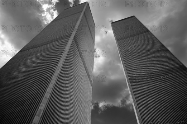 Former World Trade Centre in September 2000, one year in front of its destruction, New York City, USA, North America