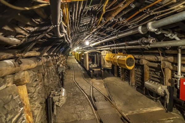Visitor mine, German Mining Museum Bochum, North Rhine-Westphalia, Germany, Europe