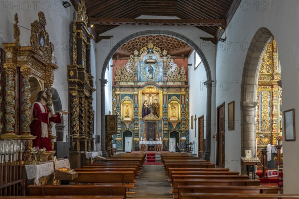 Interior of the church Ermita de San Juan Bautista Puerto de la Cruz, Tenerife, Canary Islands, Spain, Europe