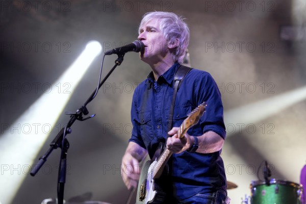 NADA SURF, indie band, USA, Matthew Caws, singer and guitarist, founding member, Moon Mirror Tour 2024, concert, 2 December, 2024 at Metropol, Berlin, Germany < english> NADA SURF, indie band, USA, Moon Mirror Tour 2024, concert, December 2nd, 2024 at Metropol, Berlin, Germany, Europe