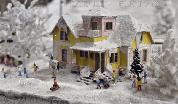 The Pipi Longstocking House in Miniatur Wunderland Hamburg, Germany, Europe