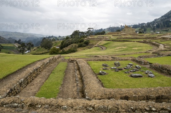 Overall view of the site of Ingapirca, Ingapirca, Canar Province, Ecuador, South America