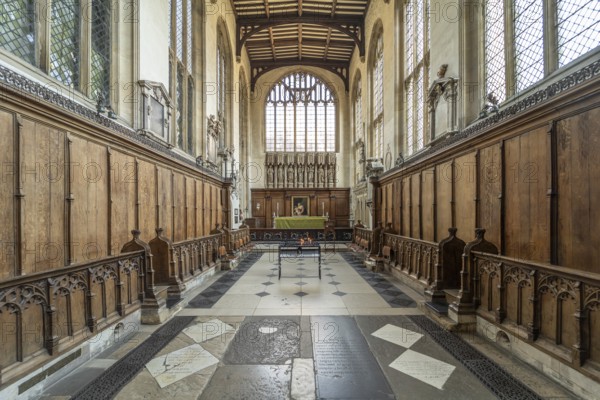 Interior of the university church Church of St Mary the Virgin in Oxford, Oxfordshire, England, Great Britain
