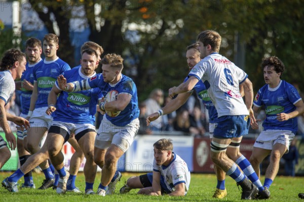 26.10.2024, Rugby 1st Bundesliga South/West, Season 2024/25, Matchday 6: SC Neuenheim vs TSV Handschuhsheim