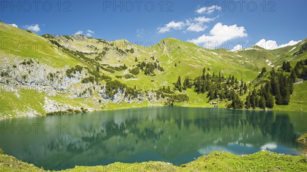 Seealpsee, Allgäu Alps, Allgäu, Bavaria, Germany, Europe