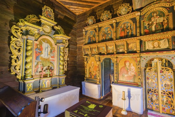 Open-air museum Stará Lubovna, Slovakia Wooden church of the Archangel Michael