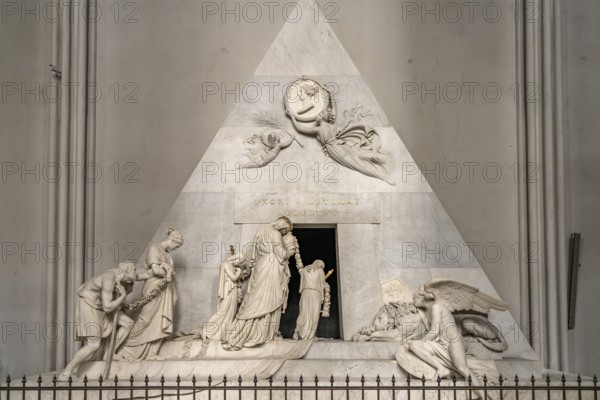 Funerary monument to Archduchess Marie Christine in the interior of the Augustinian Church in Vienna, Austria, Europe