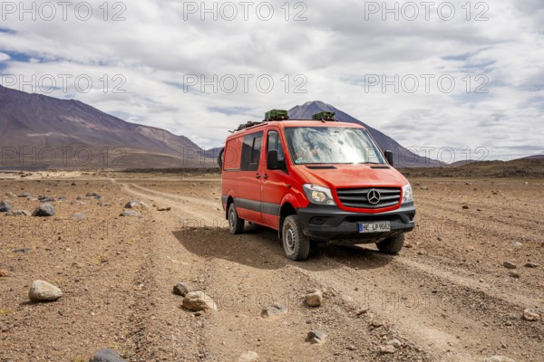 Offroad Camperbus, Andean Fauna National Reserve, Eduardo Avora, Altiplano, Bolivia, South America
