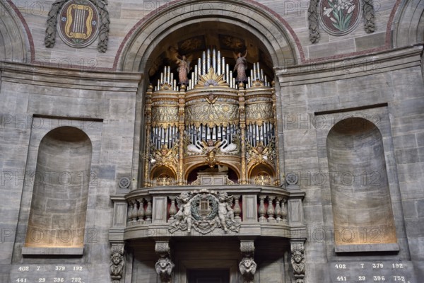Frederik's Church organ, also called Marble Church, Copenhagen, Denmark, Europe