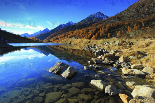 Grundsee, Lötschental, Valais, Switzerland, Europe