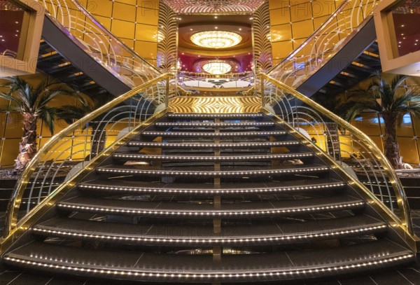 Casino on the cruise ship vacation waiting tourist to spend money