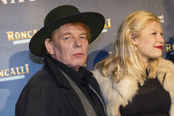 Ben Becker and Lilith Maria Dörthe Becker at the premiere of the 20th Original Roncalli Christmas Circus in Berlin's Tempodrom on 20 December 2024