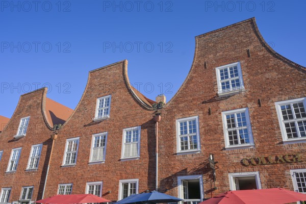 Dutch houses, old buildings, brick facades, Mittelstraße, Dutch Quarter, Potsdam, Brandenburg, Germany, Europe