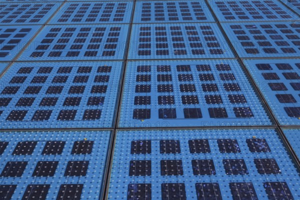 Monument or Greeting to the Sun solar panels installation by Nikola Basic, Zadar, Croatia, Europe