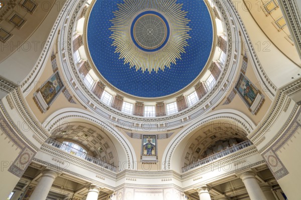 Dome of the Karl Borromäus Church at the Vienna Central Cemetery, Vienna, Austria, Europe