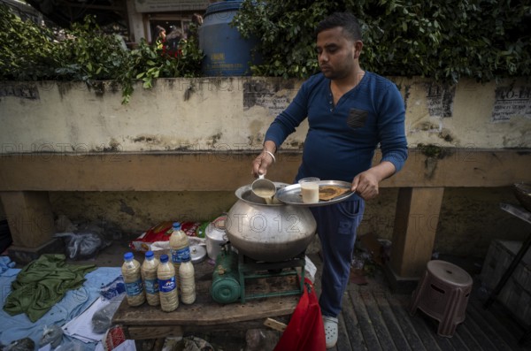 A street vendor sells Ghota, a cannabis-based drink, on the occasion of Maha Shivaratri, on the occasion of Maha Shivaratri, on February 26, 2025 in Guwahati, India, Asia